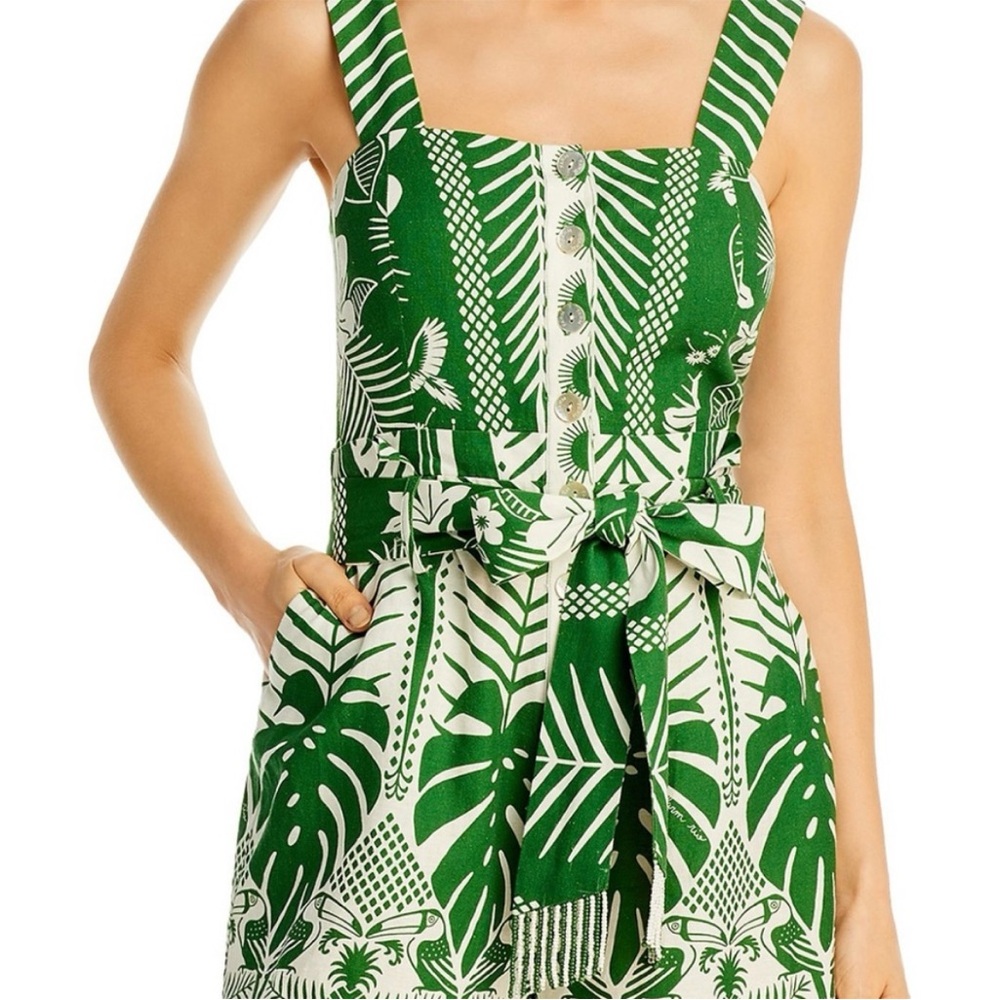 Farm Rio Macaw Elegance Romper NWT